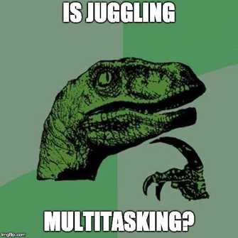 Multitasking is not doing multiple things in parallel or at the same time. Multitasking is switching tasks so fast that you cannot focus on anything.