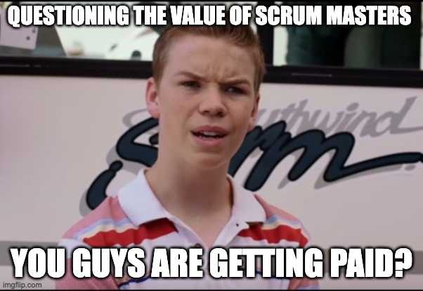Questionning the value of Scrum Masters